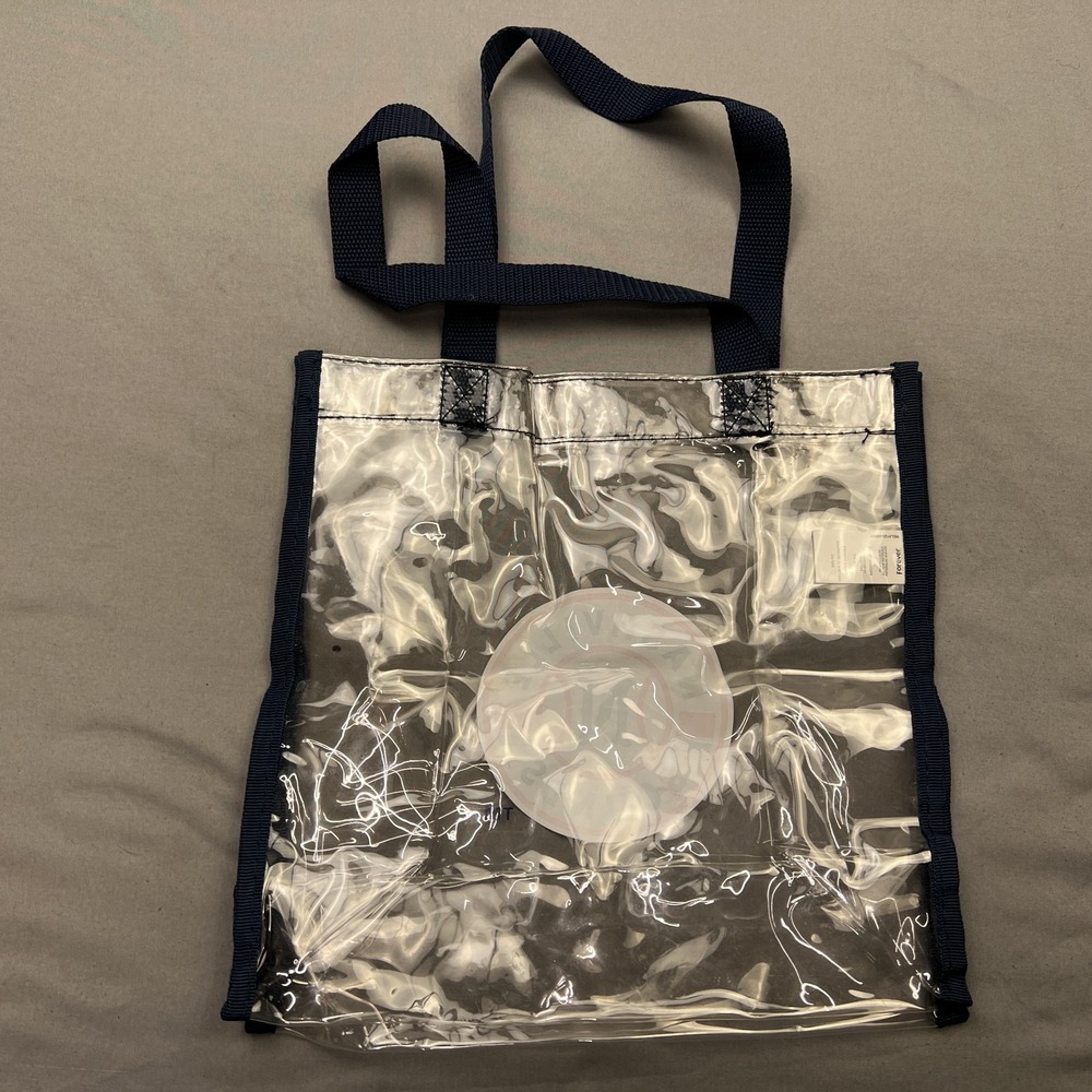 Foco MiLB Nashville Sounds Logo Clear Stadium Tote Bag 11" X 11" X 4" - Picture 5 of 10